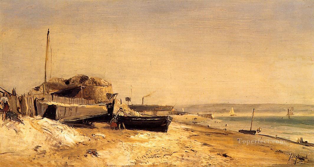 Sainte Adresse2 船の海景 Johan Barthold Jongkind油絵